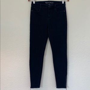 Skinny ankle White Black House Market Jeans